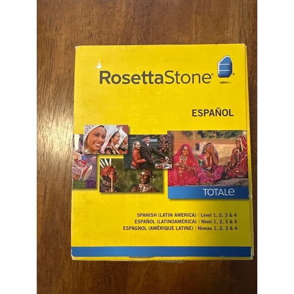 Rosetta Stone Espanol Spanish Latin America Level 1-4 - Picture 1 of 4